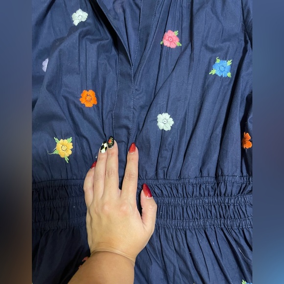 Anthropologie The Somerset Embroidered Mini Dress, XL - Picture 4 of 8